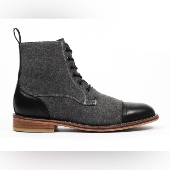 Crevo Men's Demarcon-Leather & Wool Fashion Boot SZ 10.5 - Picture 1 of 13